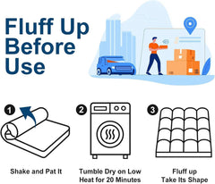 COONP Full XL Mattress Topper, Extra Thick Mattress Pad Cover, Cooling Pillowtop with 8-21 Inch Deep Pocket 3D Snow Down Alternative Fill(Grey, Full XL-54"x80")